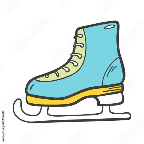 ice skates icon, ice skates vector illustration-simple illustration of ice skates, perfect for ice skates logos and icons