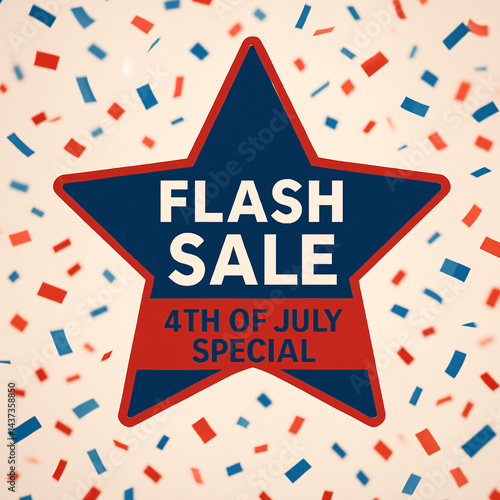 Flash Sale: A patriotic star proclaims a limited-time offer of 