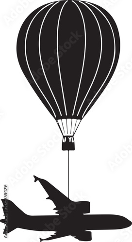 air balloon in the sky, balloon, air, hot, sky, travel, fly, hot air balloon, illustration, vector, basket, transportation, transport, flying, adventure, airship, up, flight, fun, design, cloud, color
