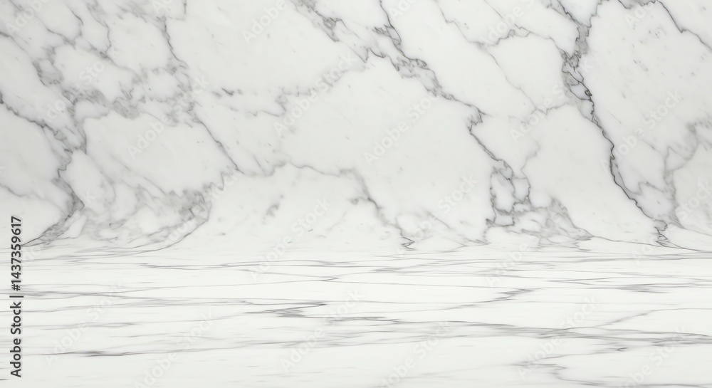 Fototapeta premium White Marble Surface Texture for Product Display or Background