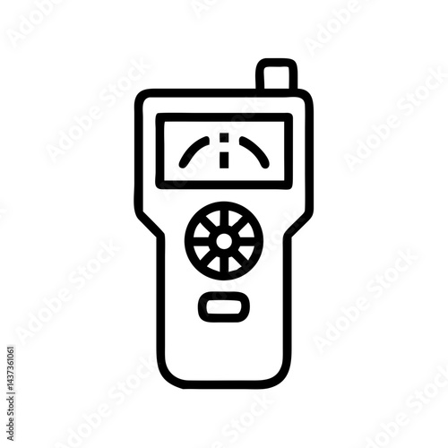 Radiation Detection Device Equipment Icon Design