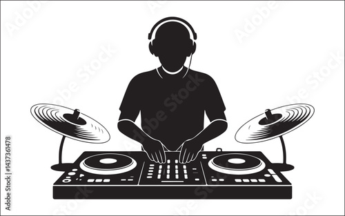 dj in action music 