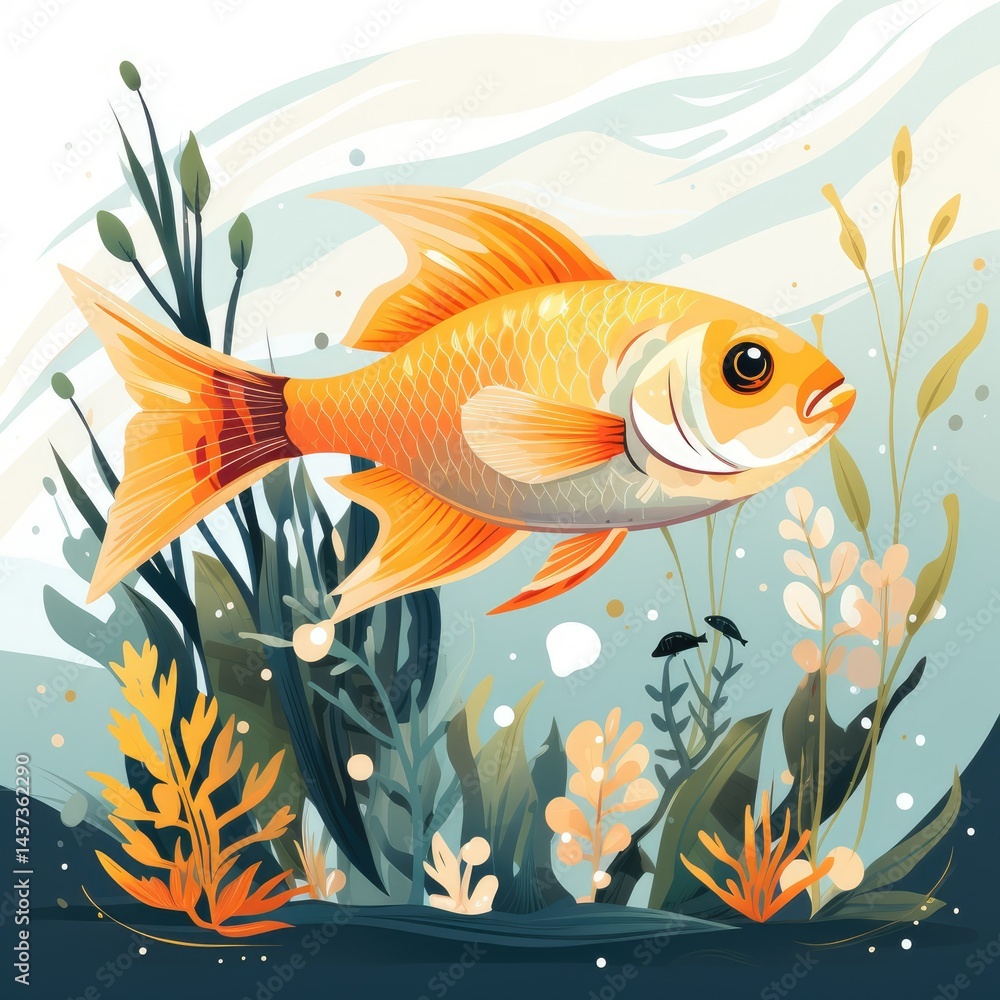 Fototapeta premium fish in the water
