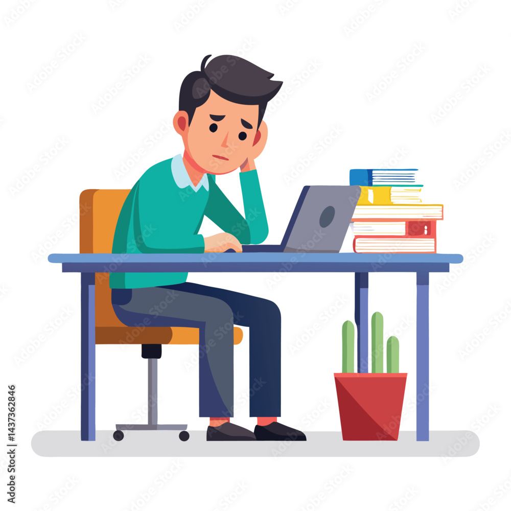 Stressed, tired and overworked male entrepreneur with debt issues at home. Young frustrated caucasian man unhappy about an email on his laptop and feeling sad, depressed and anxious in his house Stressed, tired and overworked male entrepreneur with debt issues at home. Young frustrated caucasian man unhappy about an email on his laptop and feeling sad, depressed and anxious in his house