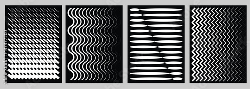 Abstract swirl seamless pattern design set, colorful vortex motion for posters, flyers, ads, web backgrounds, modern artistic loops, hypnotic spiral illusion, vibrant repeating wallpaper, optical art