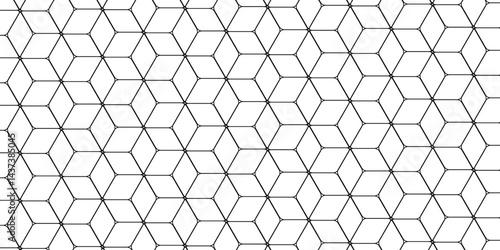 Abstract diamond style minimal blank cubic. overlapping hexagon pattern abstract futuristic background design. seamless hexagon shape mosaic backdrop art texture vector grid. vector.	