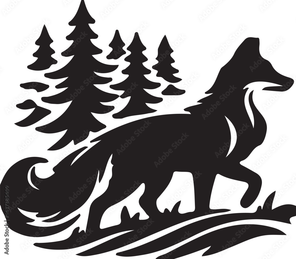 Fox simple icon. Vector ICON all icon Viktor Fox simple icon. Vector ICON all icon Viktor