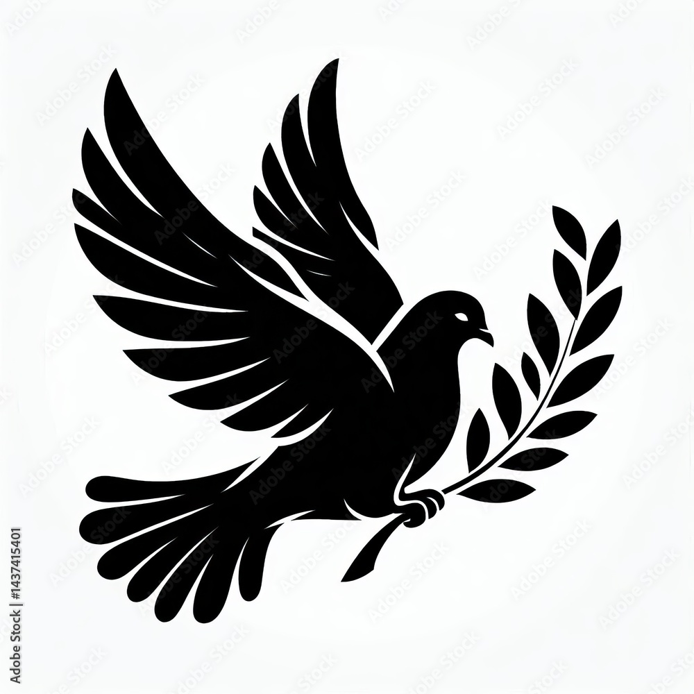 Obraz premium Birds Silhouette&nbsp;Of Wildlife