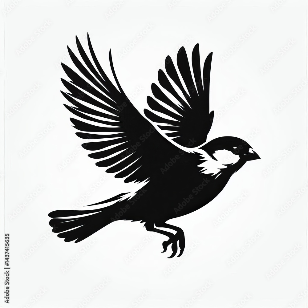 Obraz premium Birds Silhouette&nbsp;Vector