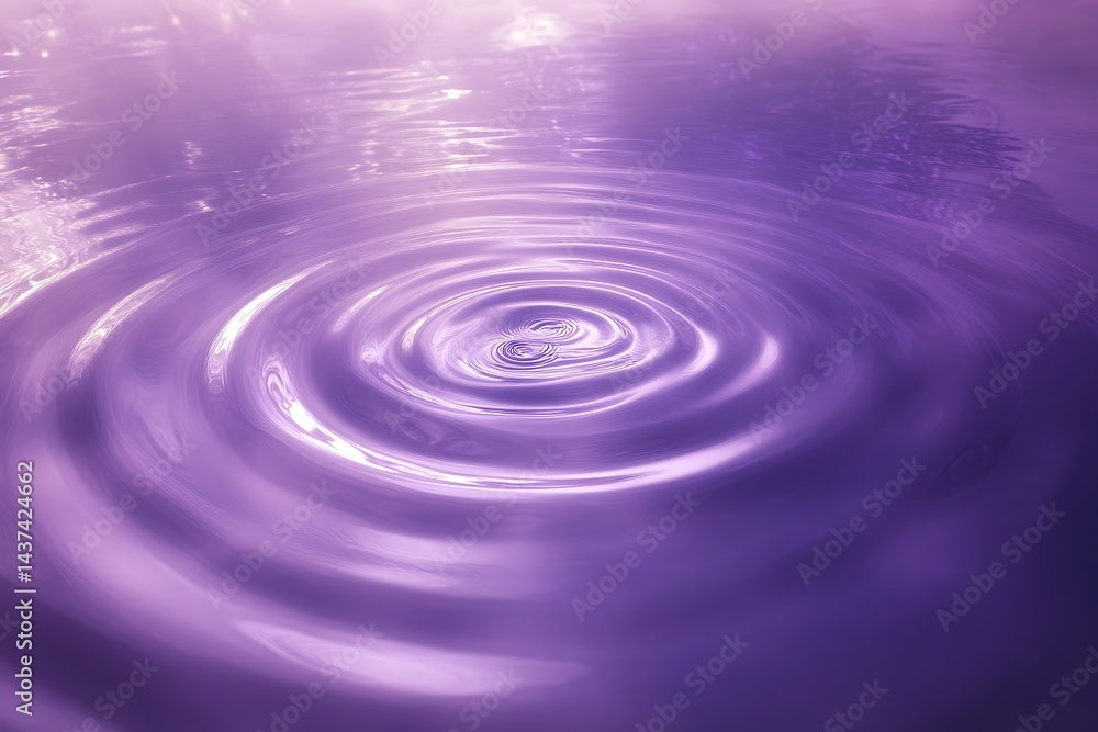 A serene whirlpool forming gentle spirals, surrounded by faint reflections of soft lavender light. A serene whirlpool forming gentle spirals, surrounded by faint reflections of soft lavender light.