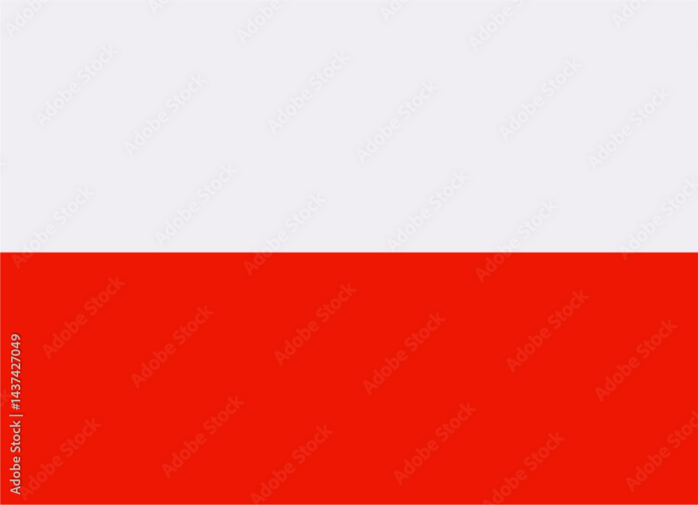 Naklejka premium poland flag vector with transparent background