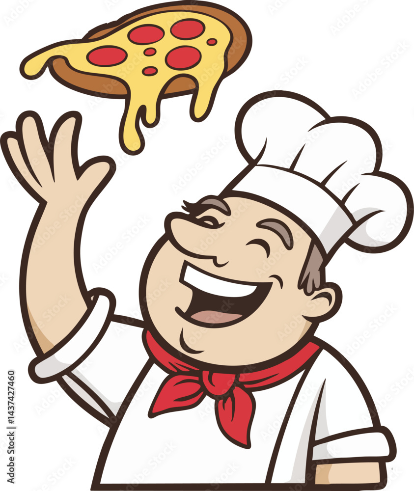 Pizza maker tossing pizza Pizza maker tossing pizza