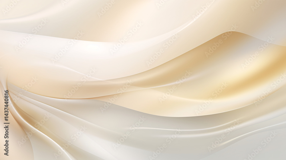 Fototapeta premium Seamless elegant wallpaper with champagne gold blending into beige tones, ideal for luxury digital and festive use.