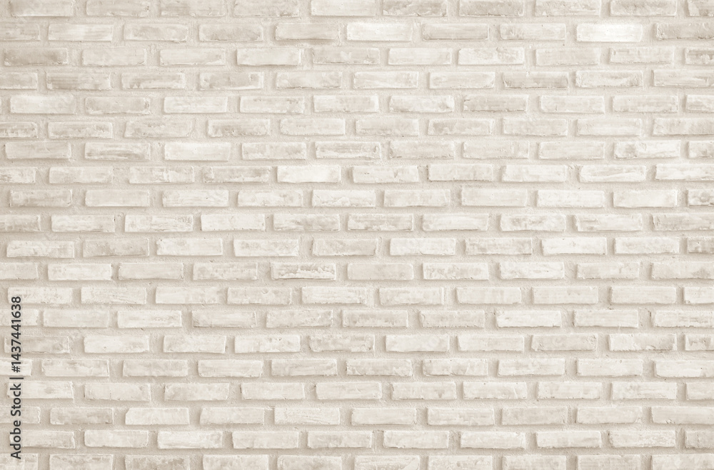 Empty background of wide cream brick wall texture. Beige old brown brick wall concrete or stone textured Empty background of wide cream brick wall texture. Beige old brown brick wall concrete or stone textured