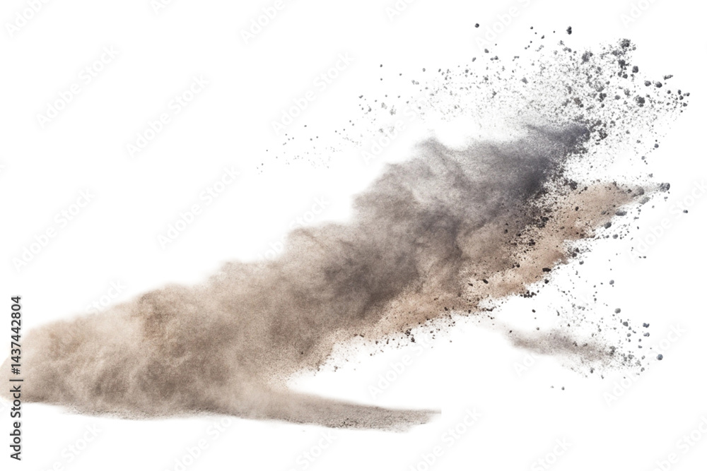 A white paint brush, isolated on a white background, suggests an abstract stroke of bright color against a textured paper A white paint brush, isolated on a white background, suggests an abstract stroke of bright color against a textured paper