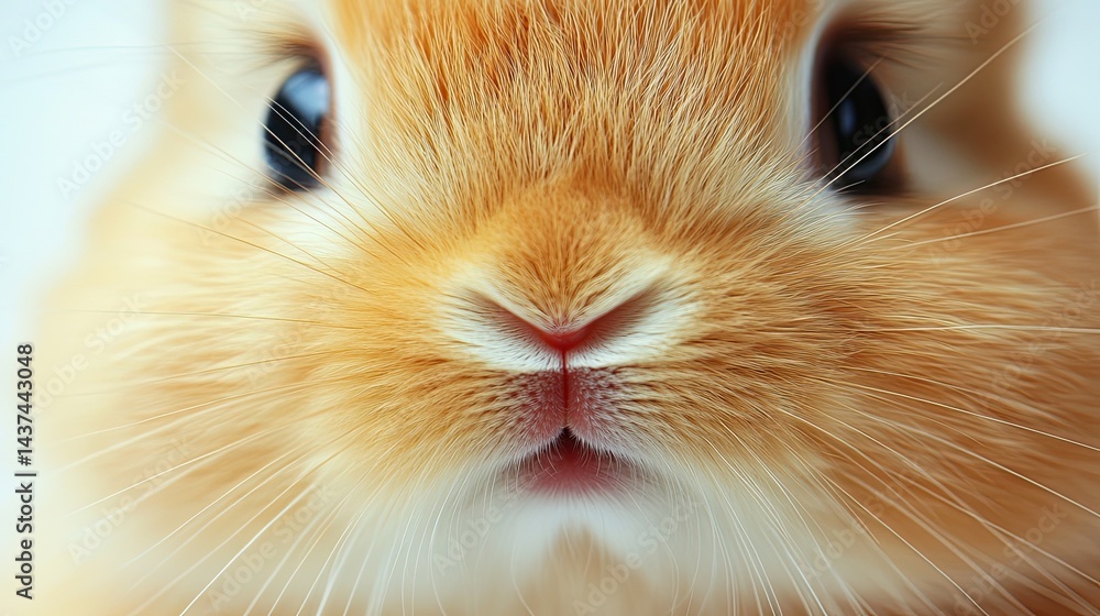 Cute, funny rabbit close-up, isolated on white. Cute, funny rabbit close-up, isolated on white.