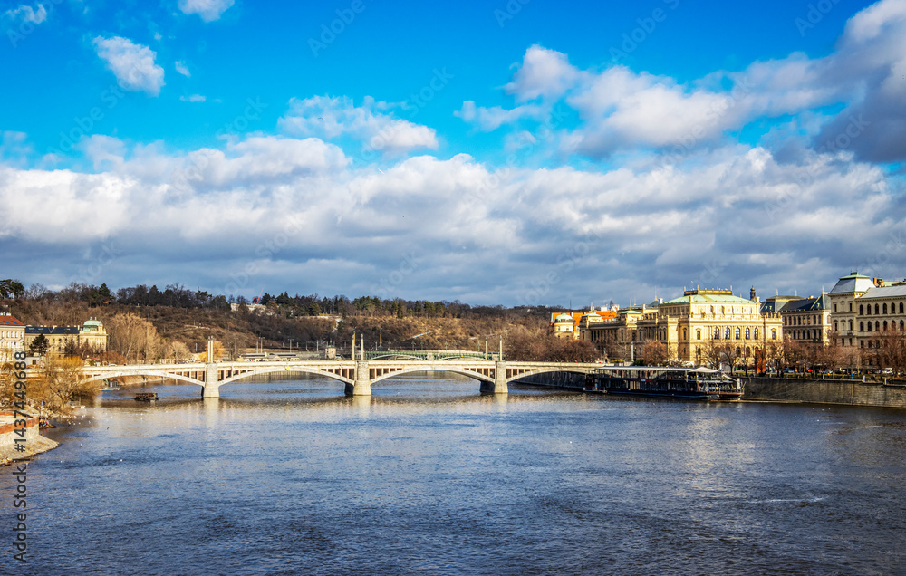 Fototapeta premium River Vltava in Prague