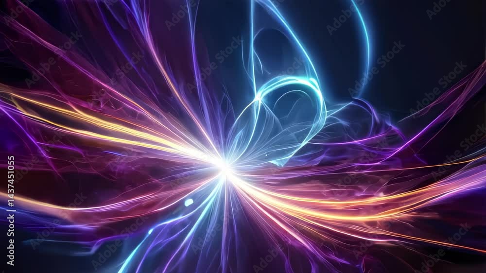 Colorful Light Energy Convergence and Bloom Colorful Light Energy Convergence and Bloom