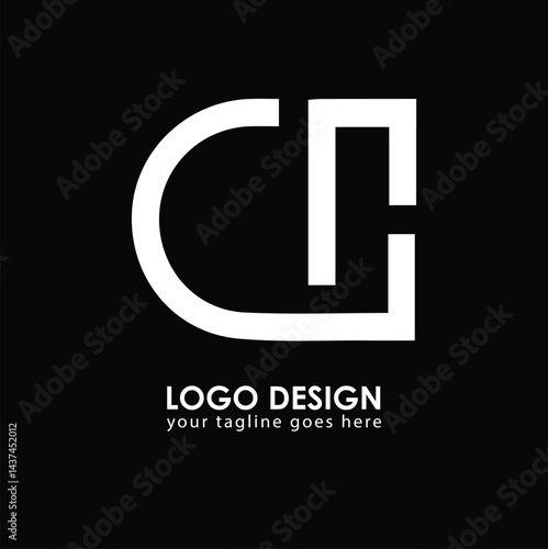 CN CN Logo Design, Creative Minimal Letter CN CN Monogram