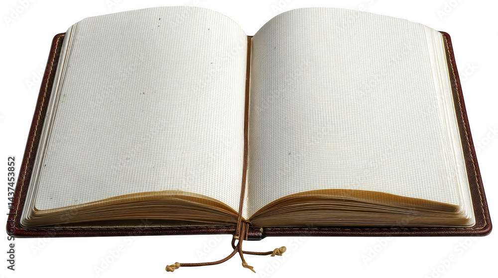Ancient Opened Book With Aged Pages for History Themes isolated on transparent background Ancient Opened Book With Aged Pages for History Themes isolated on transparent background