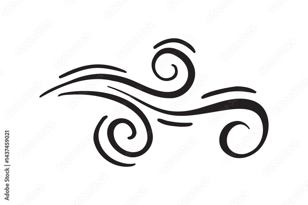 wind gust cartoon icon doodle hand drawn. Outline drawing wind gust cartoon line clipart symbol wind gust cartoon icon doodle hand drawn. Outline drawing wind gust cartoon line clipart symbol