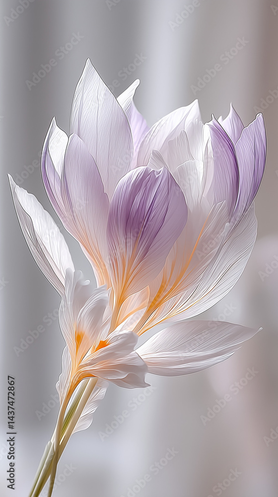 Fototapeta premium purple lily flower