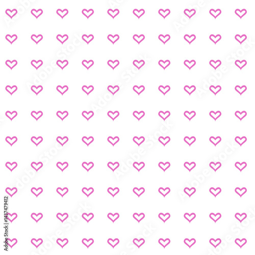 pink hearts background, mini heart