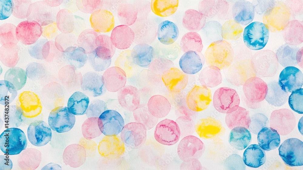 Abstract watercolor circles background Abstract watercolor circles background