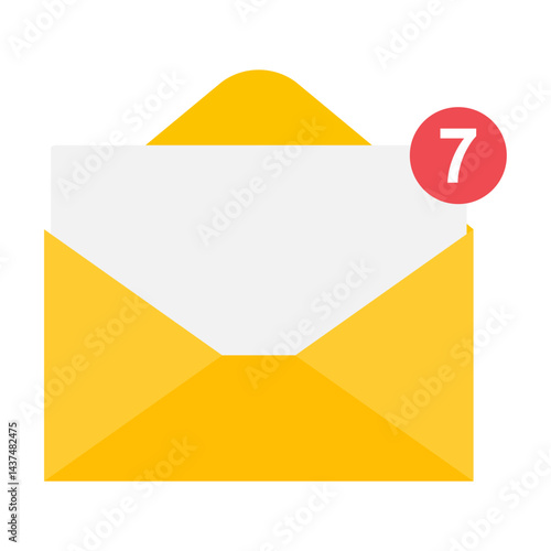Email business icon, flat web client message sign, mail app vector illustration . Free Download Email business icon, flat web client message sign, mail app vector illustration . - GFXLoad