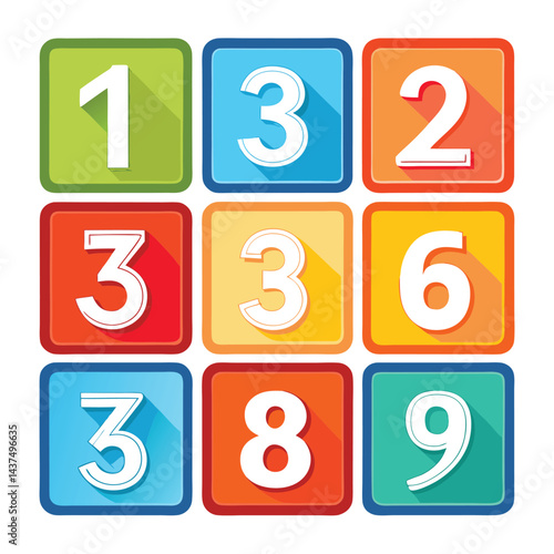 Colorful Number Blocks