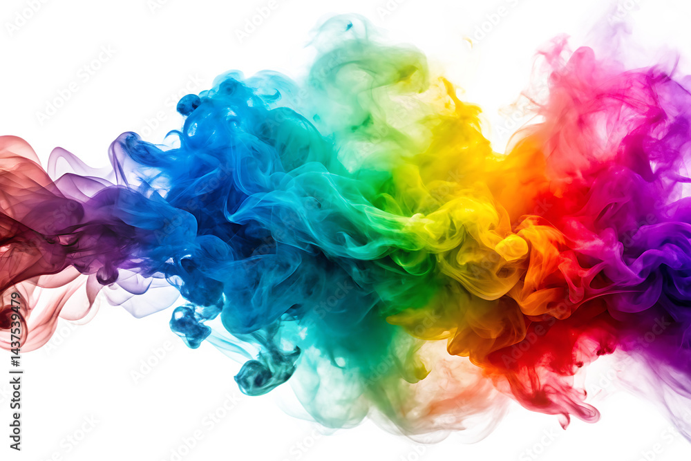 abstract colorful smoke a soft cloudy isolated on white background abstract colorful smoke a soft cloudy isolated on white background