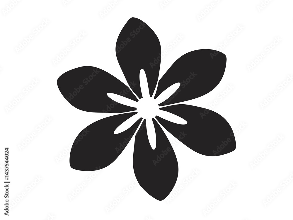 Nierembergia Bloom, Delicate Nierembergia Flower Illustration, Soft Nierembergia Blossom Sketch, Cut Out Nierembergia Bloom, Delicate Nierembergia Flower Illustration, Soft Nierembergia Blossom Sketch, Cut Out