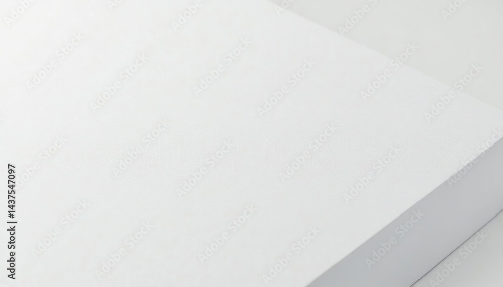 Close-up shot of pristine white surface, perfect for product display, photography, texture Close-up shot of pristine white surface, perfect for product display, photography, texture