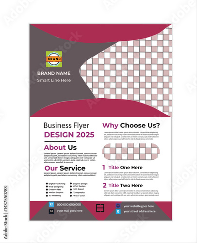Modern Corporate Business Flyer Template – Professional, Clean, and Fully Editable Design