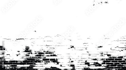 Grunge Brick Wall Texture Background - Distressed Old Brick Wall, Vintage Grunge Overlay
