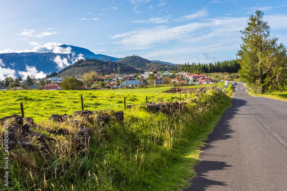 Bourg-Murat, plaine des Cafres, île de la Réunion