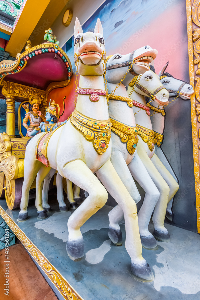 Char de Shiva, divinités hindous