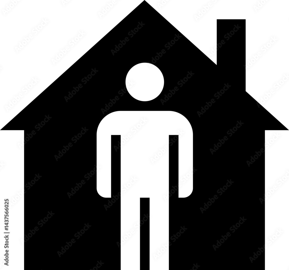 Property ownership icon, solid glyph icon Property ownership icon, solid glyph icon