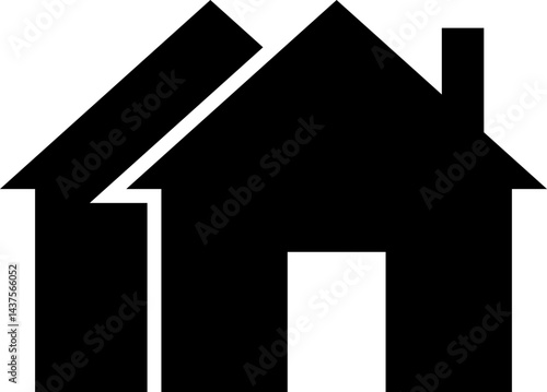 Neighborhood  icon, solid glyph icon