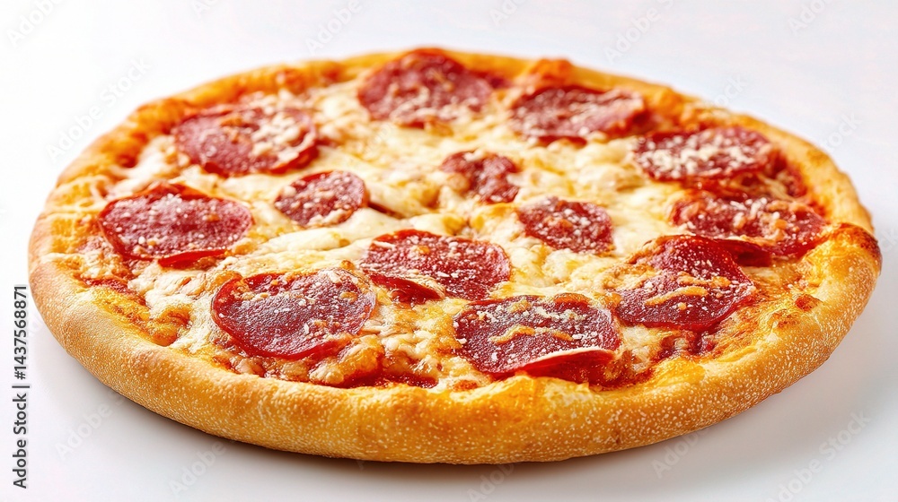 Classic Pepperoni Pizza with Golden Crust and Melted Cheese Delight Classic Pepperoni Pizza with Golden Crust and Melted Cheese Delight