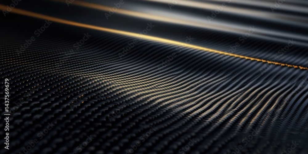 Abstract carbon fiber texture, sunset light, background design Abstract carbon fiber texture, sunset light, background design