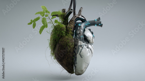 Biomechanical Heart Fusion of Nature and Technology