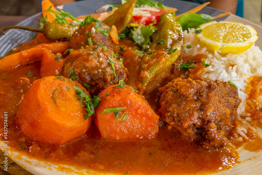 Mafé de bœuf , cuisine Du Sénégal