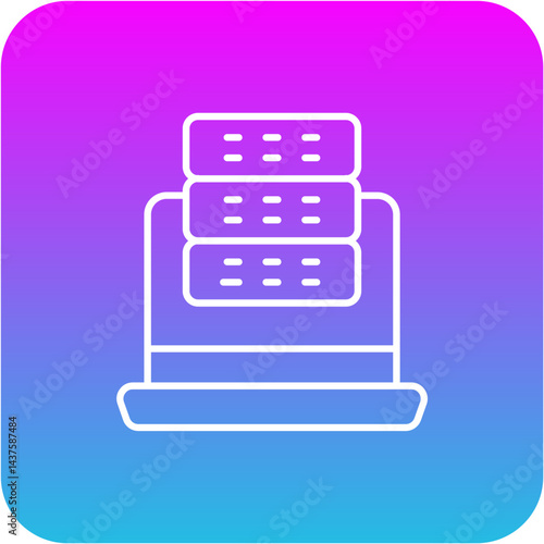 Laptop Storage Icon