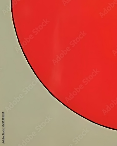 Abstract Red and Beige Curve Background