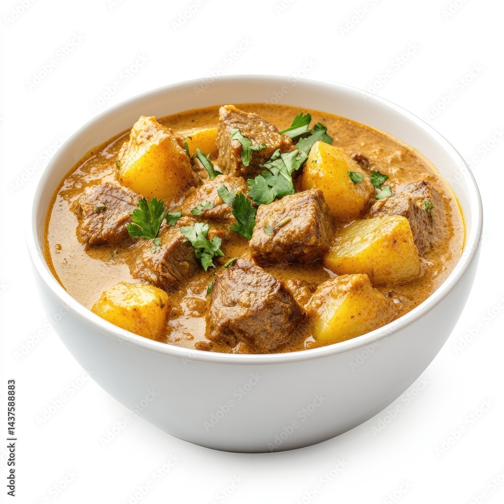 Savory meat stews and chicken curries, rich with vegetables and potatoes, make for hearty, traditional meals Savory meat stews and chicken curries, rich with vegetables and potatoes, make for hearty, traditional meals