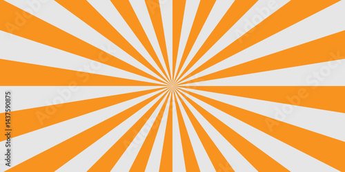 Minimal sunrise radiate striped wave geometric circus light Colorful sun rays sunburst pattern background. Sunburst background vector illustration pattern beam rays.	