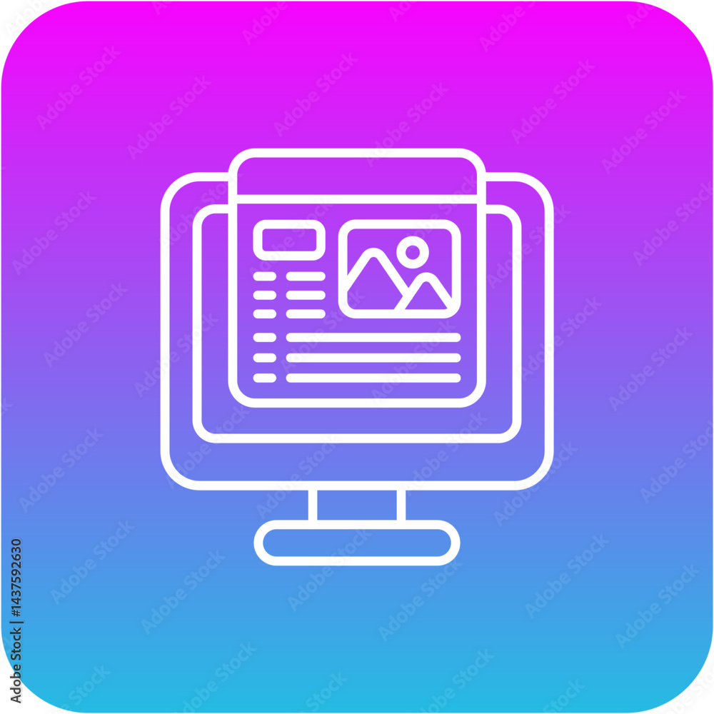 Web design Icon Web design Icon