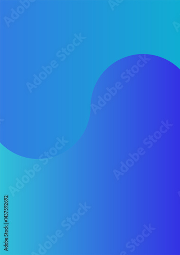 abstract blue geometric background with waves