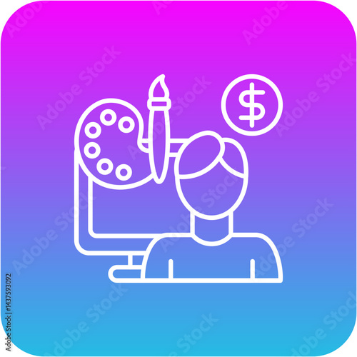 Digital nomad Icon